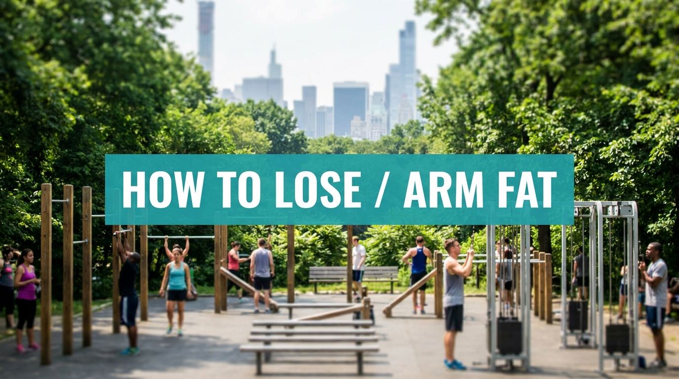 how to lose arm fat in an outdoor fitness and wellness setting