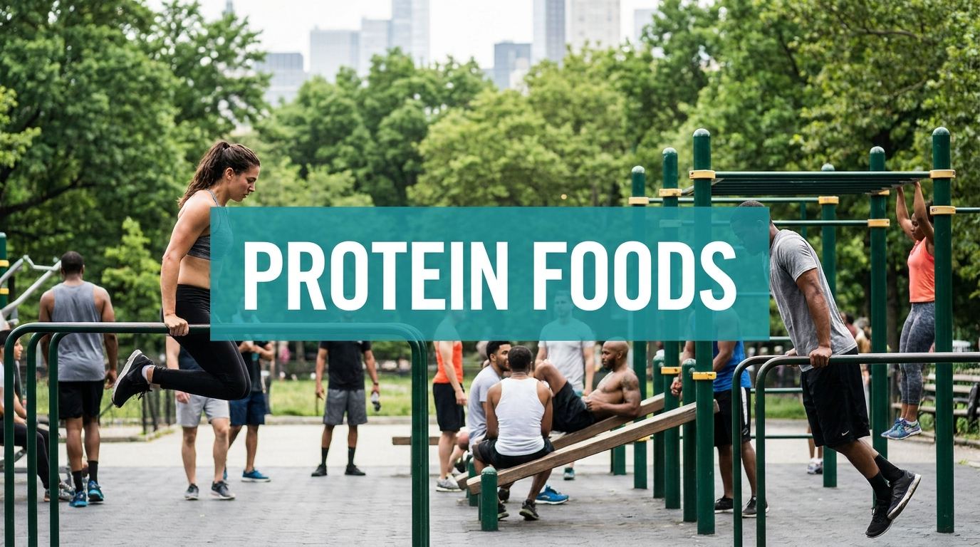 Protein Foods: Your Complete Guide to Eating More Protein protein foods in a health and wellness outdoor fitness setting